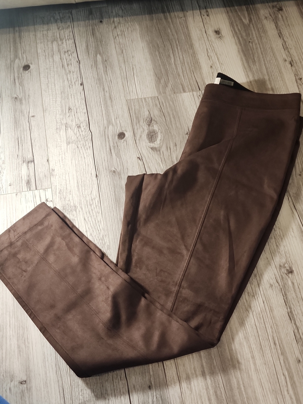 Calvin Klein Brown Corduroy Women's Straight-Leg Pants